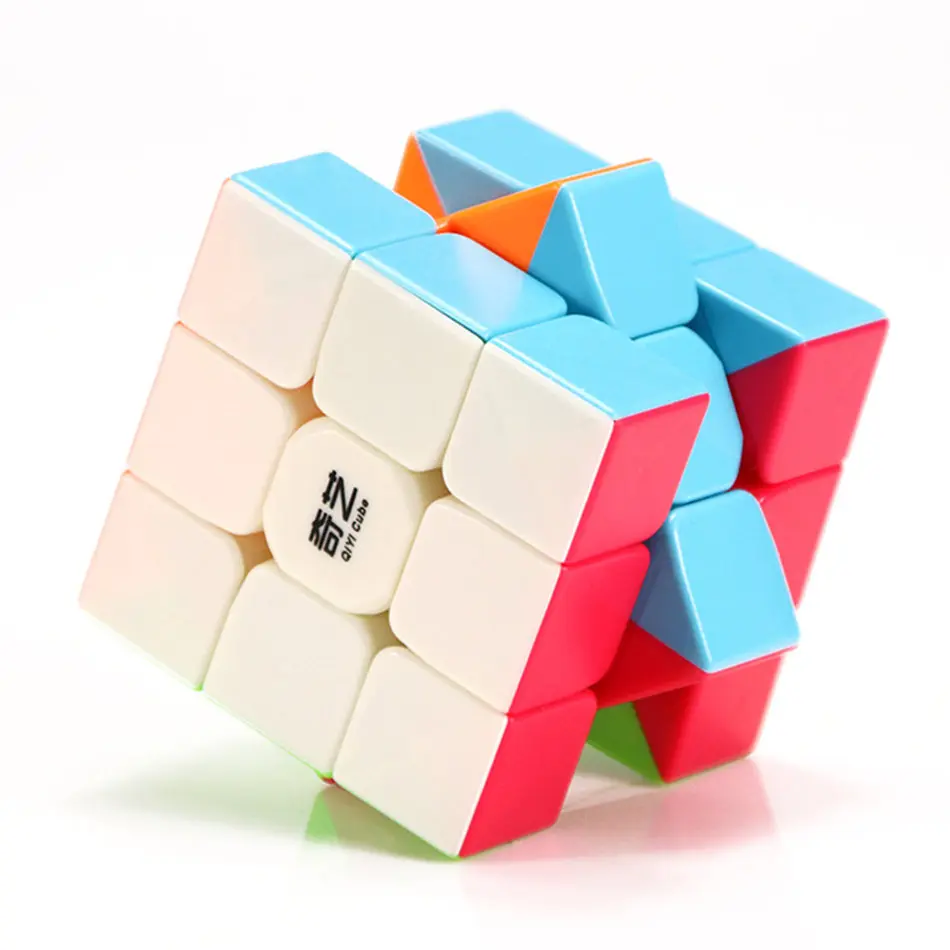 Фото Qiyi 3x3 кубик рубика Warrior W 3x3x3 волшебный куб Новый воин 3 слоя Stickerless speed Cube