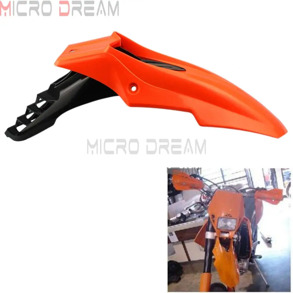 Для XC/SX/EXC/SXF/EXCF 125/230/250/300/450 оранжевый ABS переднее крыло Supermoto Мотокросс внедорожный