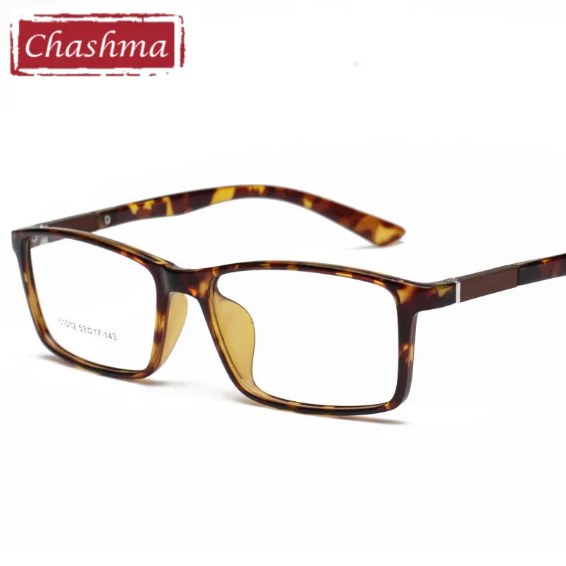 

Chashma Men TR 90 Light Eye Glasses Rectangle Light Weight Flexible Frame Women Eyewear Prescription Glasses Frame