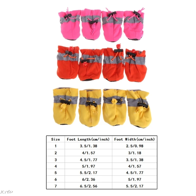 4pcs Waterproof Pet Dog Shoes Anti-slip Rain Snow Boots Footwear Thick Warm Small Cats Dogs Puppy Dog Socks Booties Shoes
4pcs Waterproof Pet Dog Shoes Anti-slip Rain Snow Boots Footwear Thick Warm Small Cats Dogs Puppy Dog Socks Booties Shoes