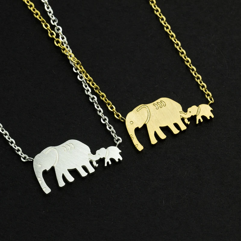 10PCS Animal Elephant Necklaces Pendants Mama Baby Double Elephant Pendant Necklace Women Female Jewelry Mom Mother'S Day Gift
10PCS Animal Elephant Necklaces Pendants Mama Baby Double Elephant Pendant Necklace Women Female Jewelry Mom Mother'S Day Gift