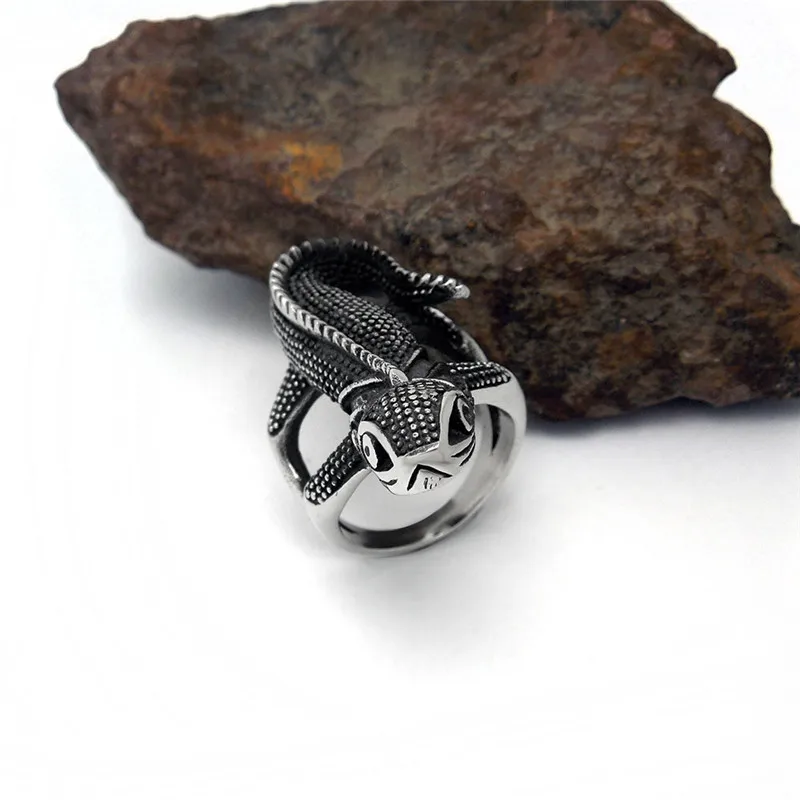 Мужское кольцо в стиле панк рок ZORCVENS Крутое из нержавеющей стали байкерские