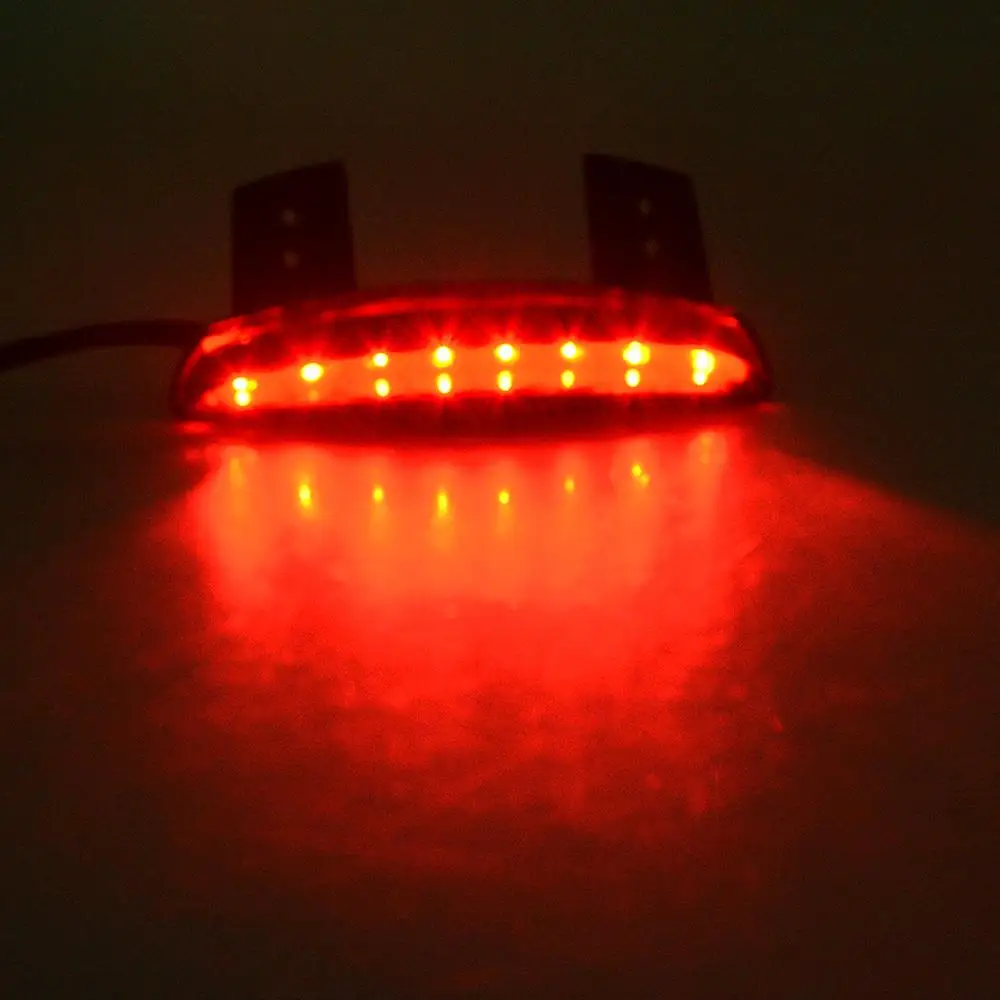 Red/Smoke Chopped Fender Edge Motorcycle 8 LED RED Stop Running Brake Rear Tail Light for Sportster XL 883N 1200N XL1200V
Red/Smoke Chopped Fender Edge Motorcycle 8 LED RED Stop Running Brake Rear Tail Light for Sportster XL 883N 1200N XL1200V