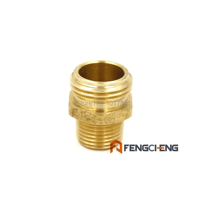 3/4 "мужской американский Садовый шланг с резьбой x 1/2" Мужской NPT латунный