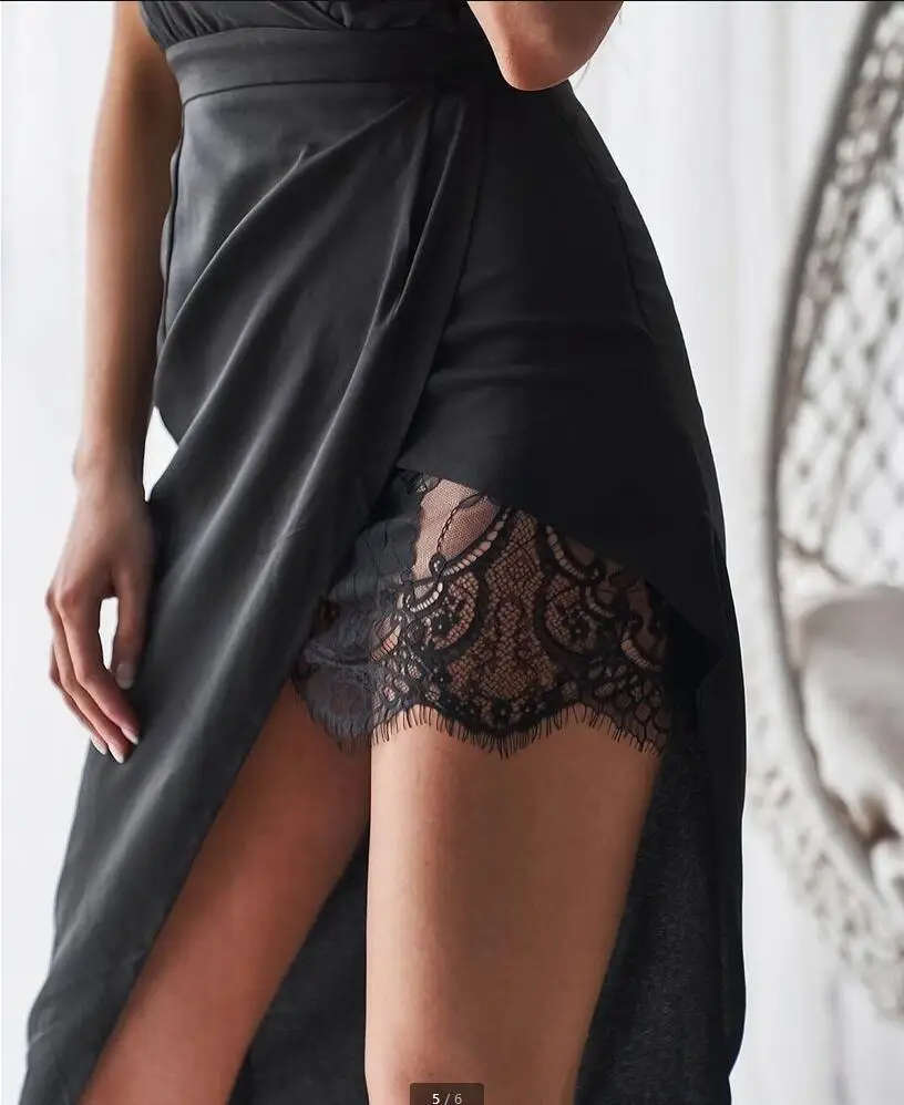 bohoan and American Style Woman Lace Sexy Dress Spaghetti Strap Asymmetrical Solid Sleeveless Lady Knee-Length
bohoan and American Style Woman Lace Sexy Dress Spaghetti Strap Asymmetrical Solid Sleeveless Lady Knee-Length