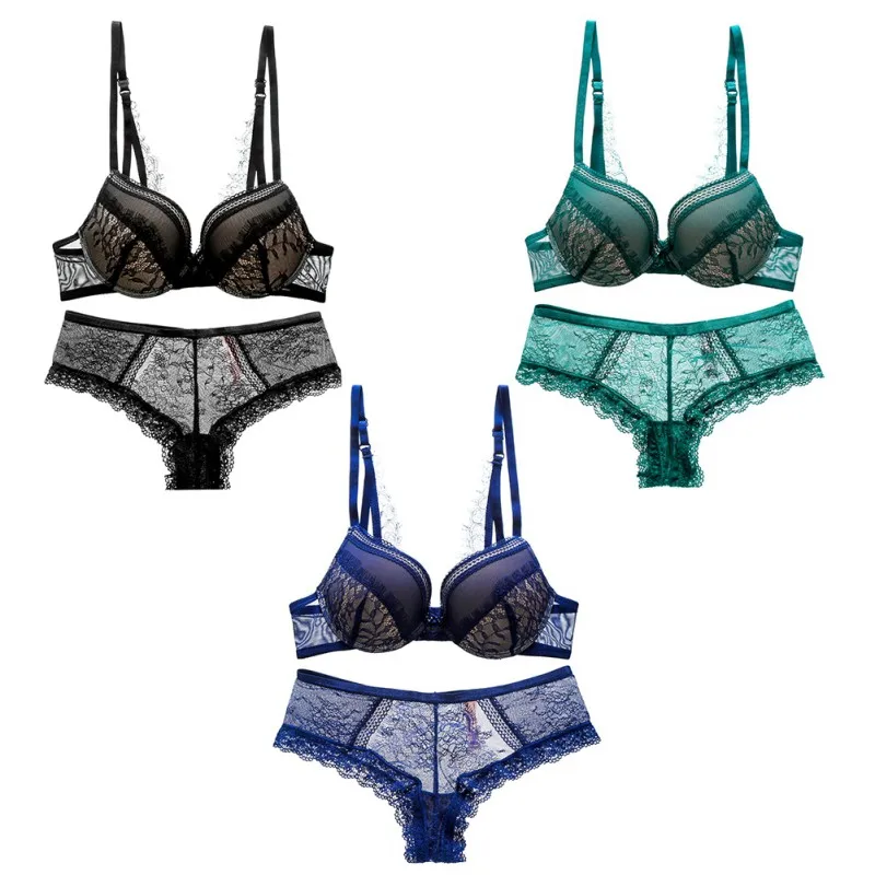 1 Set Women Sexy Lingerie Romantic Lace Bra Push Up Underwear Female Buckle Bra Panties Set
1 Set Women Sexy Lingerie Romantic Lace Bra Push Up Underwear Female Buckle Bra Panties Set