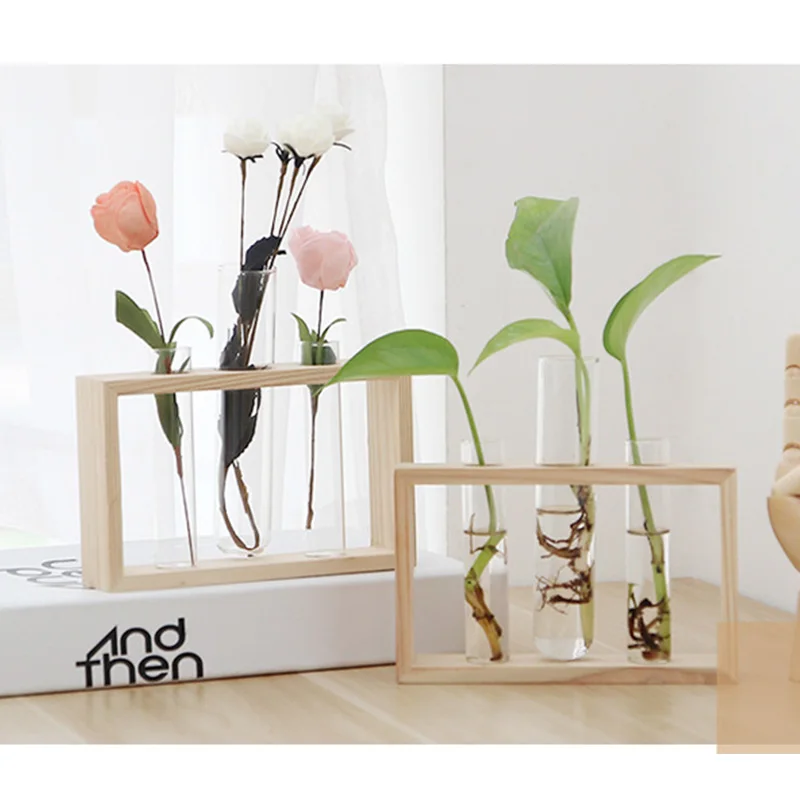 Simple Nordic Glass Flower Vase Tube Bottle Hydroponic Terrarium Container Holder Decor for Bedroom Living Room Home Decoration
Simple Nordic Glass Flower Vase Tube Bottle Hydroponic Terrarium Container Holder Decor for Bedroom Living Room Home Decoration