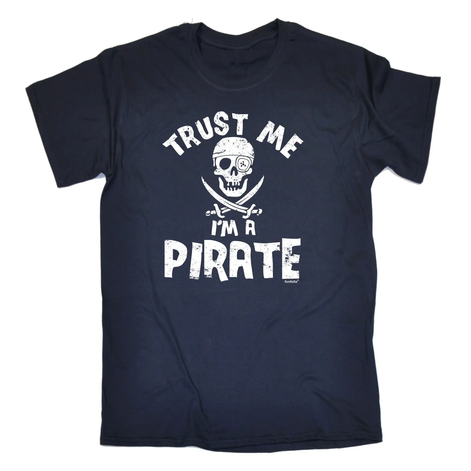 Футболка TRUST ME IM A PIRATE забавная футболка в подарок на день рождения для мужчин