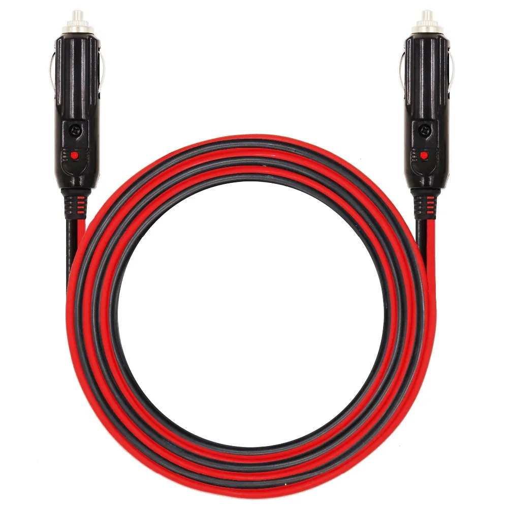 MOTOPOWER 12FT 12V Heavy Duty Male to Male Cigarette Lighter Plug Charger Cord With LED Lights And Fuse Protection On Both Plugs
MOTOPOWER 12FT 12V Heavy Duty Male to Male Cigarette Lighter Plug Charger Cord With LED Lights And Fuse Protection On Both Plugs