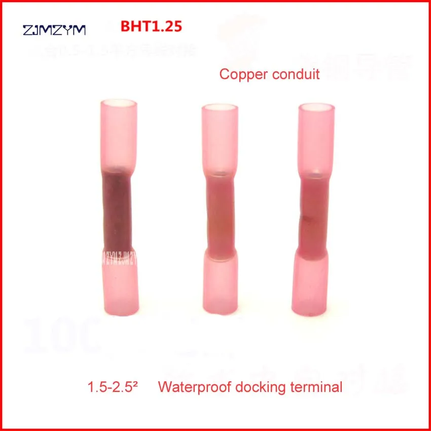 10pcs Waterproof Solder Seal Heat Shrink Solder Butt BHT1.25 / BHT2 Insulated Electrical Wire Cable Crimp Terminals Connectors
10pcs Waterproof Solder Seal Heat Shrink Solder Butt BHT1.25 / BHT2 Insulated Electrical Wire Cable Crimp Terminals Connectors
