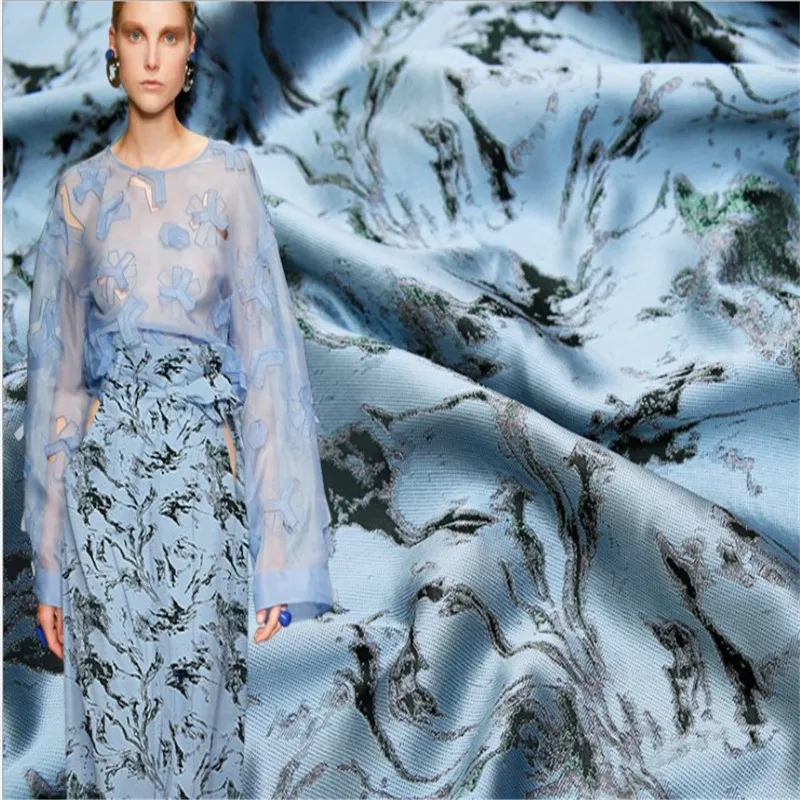 1Mete Yarn Dye Jacquard Brodace Fabric 57"Wide Polyester Material Sewing On Women Dress Clothes Coats Patchwork Diy Blue
1Mete Yarn Dye Jacquard Brodace Fabric 57"Wide Polyester Material Sewing On Women Dress Clothes Coats Patchwork Diy Blue