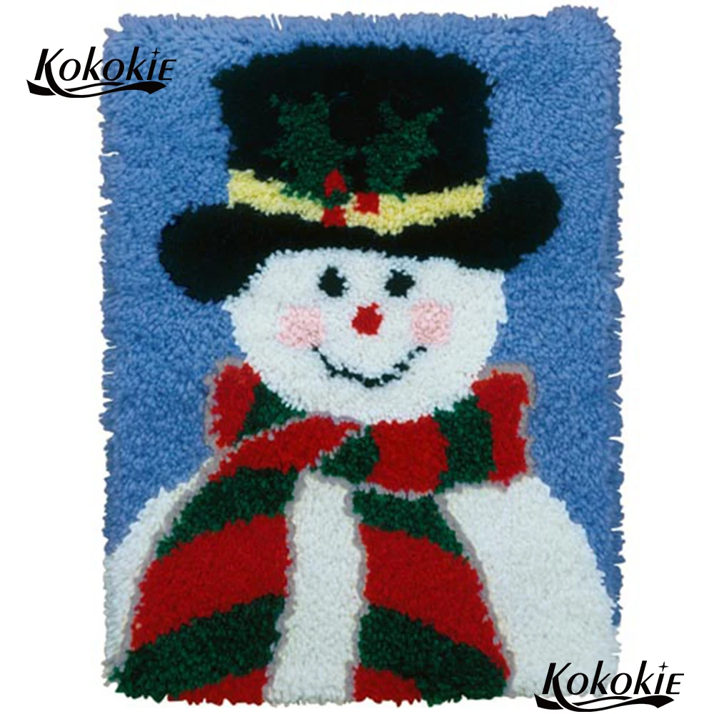 latch hook kits rug printed canvas accessories Snowman Christmas decor needle for carpet embroidery pattern latch hook kussen
latch hook kits rug printed canvas accessories Snowman Christmas decor needle for carpet embroidery pattern latch hook kussen