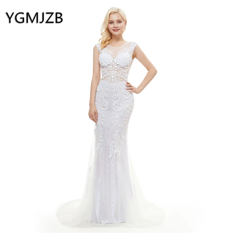 robe longue 2019 Long Mermaid Evening Dresses Sparkly Sequin Crystal Pearls Open Back Prom Gowns Women Formal Party Dress
robe longue 2019 Long Mermaid Evening Dresses Sparkly Sequin Crystal Pearls Open Back Prom Gowns Women Formal Party Dress