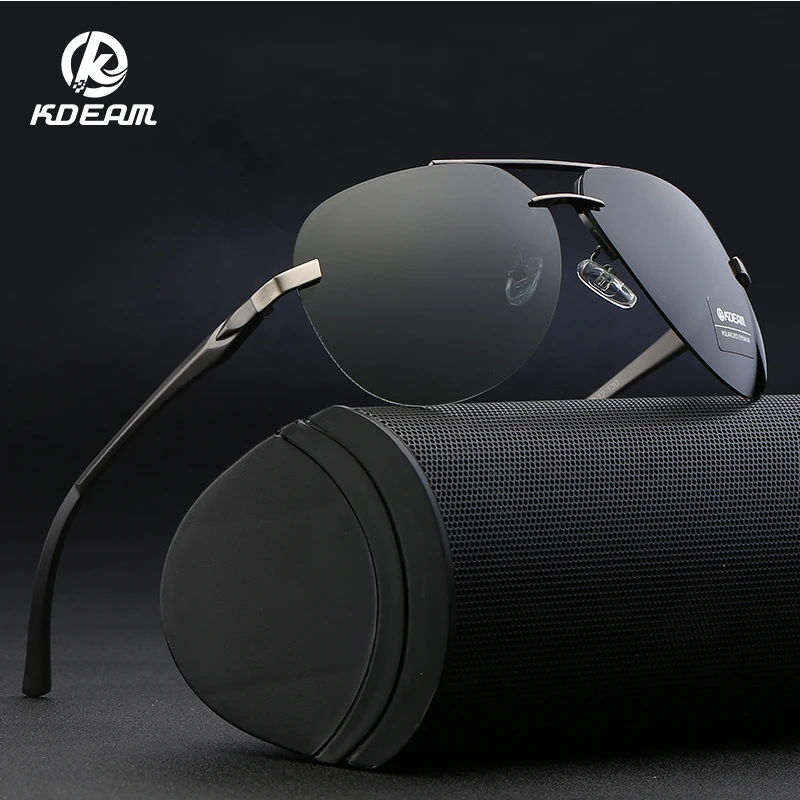 KDEAM Men's Sunglasses Brand Designer Pilot Polarized Male Sun Glasses Eyeglasses gafas oculos de sol masculino KD143S
KDEAM Men's Sunglasses Brand Designer Pilot Polarized Male Sun Glasses Eyeglasses gafas oculos de sol masculino KD143S