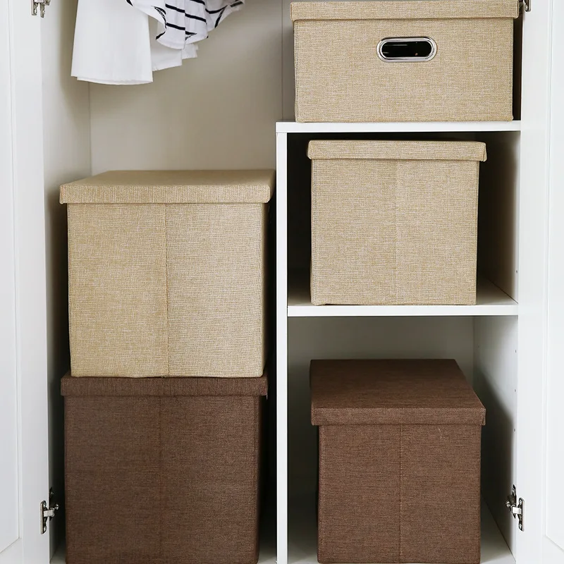 Cotton and Linen Foldable Clothing Organizer Large Storage Bag Finishing Box Household Storage Box Wardrobe PJJJSN328
Cotton and Linen Foldable Clothing Organizer Large Storage Bag Finishing Box Household Storage Box Wardrobe PJJJSN328
