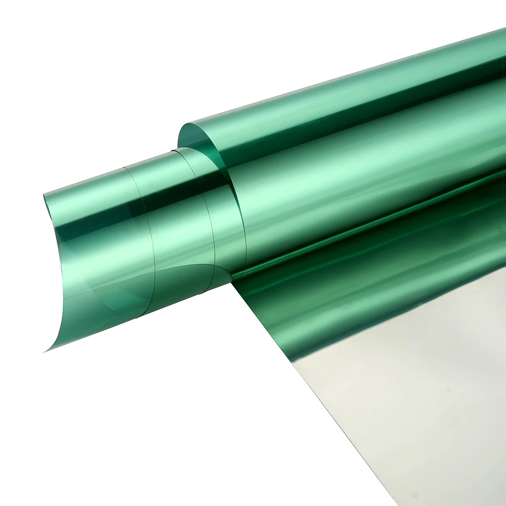Silver&Green One Way Mirror Film Self-Adhesive Heat Control Sun Blocking Reduction Anti UV Window Tint Removable for Home Office
Silver&Green One Way Mirror Film Self-Adhesive Heat Control Sun Blocking Reduction Anti UV Window Tint Removable for Home Office