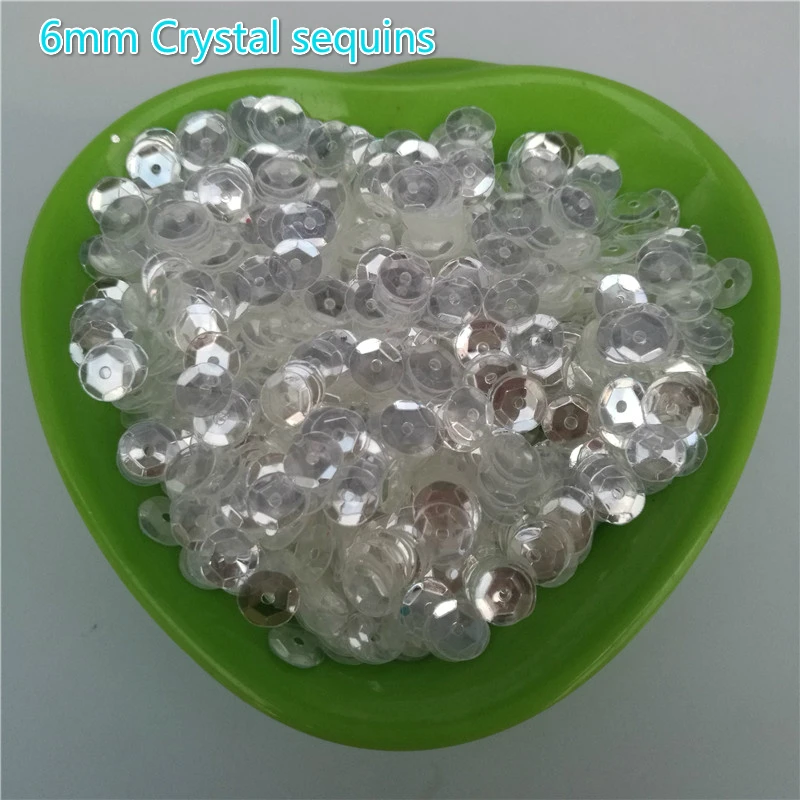 Good Quality 6mm Cup Crystal Transparent White Round Loose Sequins Sewing Wedding Craft Women DIY Garment Cloth Nail Accessories
Good Quality 6mm Cup Crystal Transparent White Round Loose Sequins Sewing Wedding Craft Women DIY Garment Cloth Nail Accessories