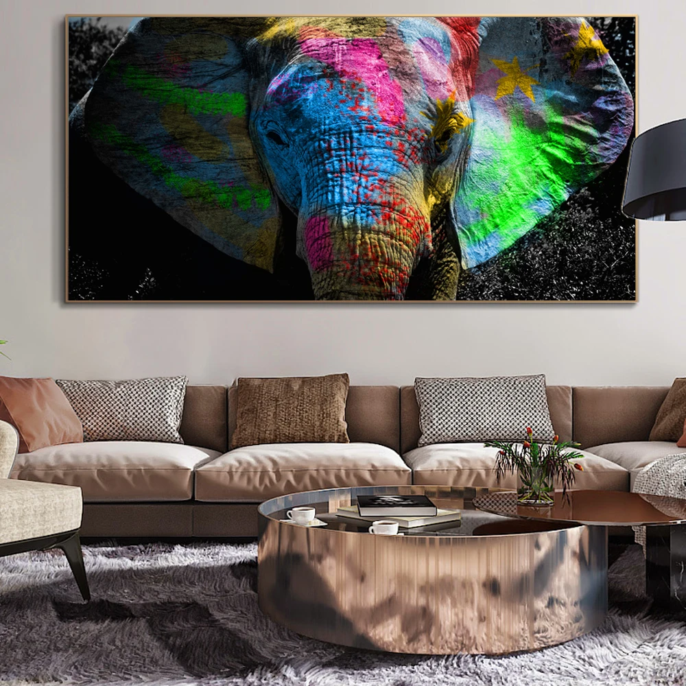 Graffiti Art Elephant Canvas Paintings On The Wall Posters And Prints Colorful Animals Wall Pictures for Kids Room Home Decor
Graffiti Art Elephant Canvas Paintings On The Wall Posters And Prints Colorful Animals Wall Pictures for Kids Room Home Decor