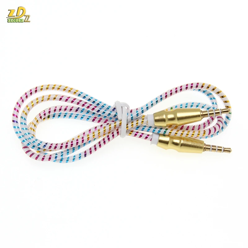 HOT SALE 1M 3.5mm round ring HD Jack Auxiliary Audio Cable Male Flat Aux Cable Car player to connect with audio device 1000pcs
HOT SALE 1M 3.5mm round ring HD Jack Auxiliary Audio Cable Male Flat Aux Cable Car player to connect with audio device 1000pcs