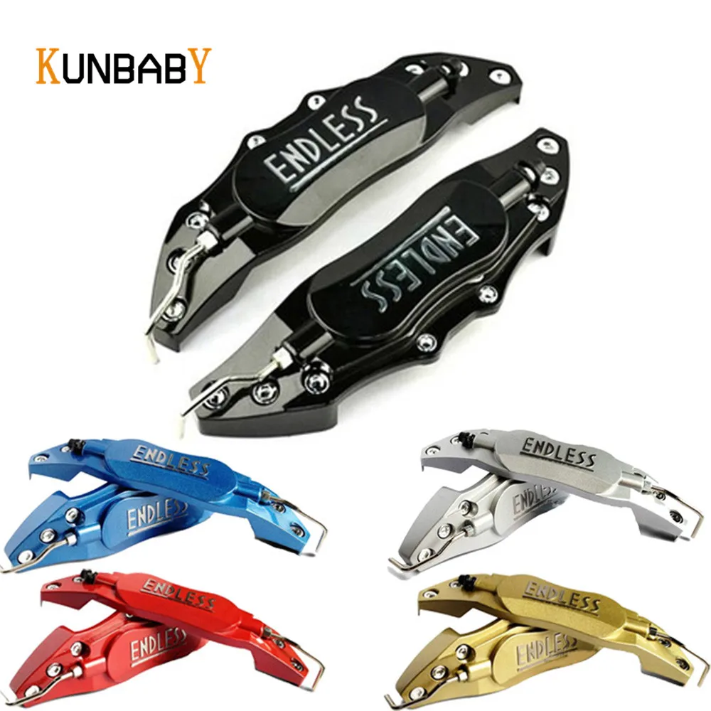 KUNBABY 2PCS Car Styling Aluminum Endless Brake Caliper Cover Car Accessories Car Sticker Fit For All Car 14-19 Inch
KUNBABY 2PCS Car Styling Aluminum Endless Brake Caliper Cover Car Accessories Car Sticker Fit For All Car 14-19 Inch