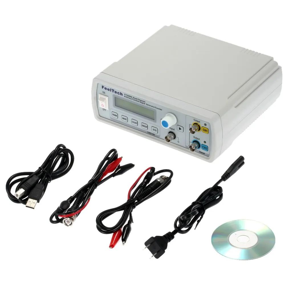 Digital signal generator DDS Dual-channel Function Generator Sine Wave Arbitrary Waveform Frequency Generator 250MSa/s 20MHz
Digital signal generator DDS Dual-channel Function Generator Sine Wave Arbitrary Waveform Frequency Generator 250MSa/s 20MHz