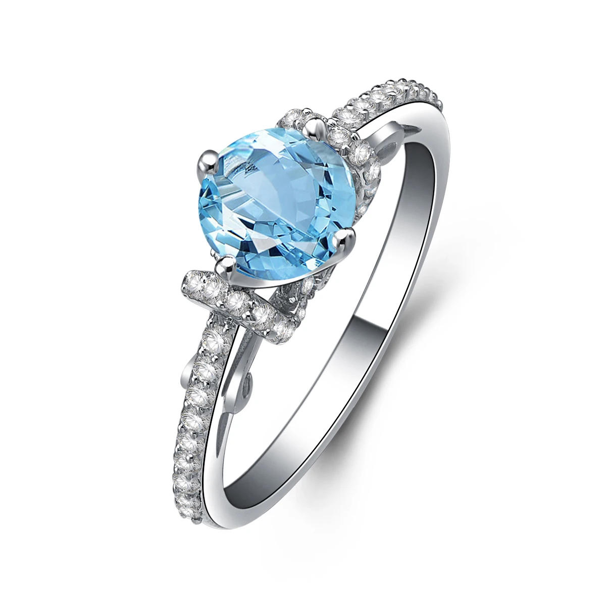 QYI Classic Natural Sky Blue Topaz Ring 925 Sterling Silver Round Cut 1.25 ct Gemstone Engagement Wedding Ring Free Shipping
QYI Classic Natural Sky Blue Topaz Ring 925 Sterling Silver Round Cut 1.25 ct Gemstone Engagement Wedding Ring Free Shipping