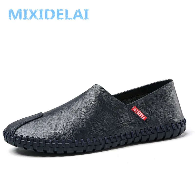 MIXIDELAI Size 38~50 High Quality Genuine Leather Men Shoes Soft Moccasins Loafers Fashion Brand Men Casual Comfy Driving Shoes
MIXIDELAI Size 38~50 High Quality Genuine Leather Men Shoes Soft Moccasins Loafers Fashion Brand Men Casual Comfy Driving Shoes