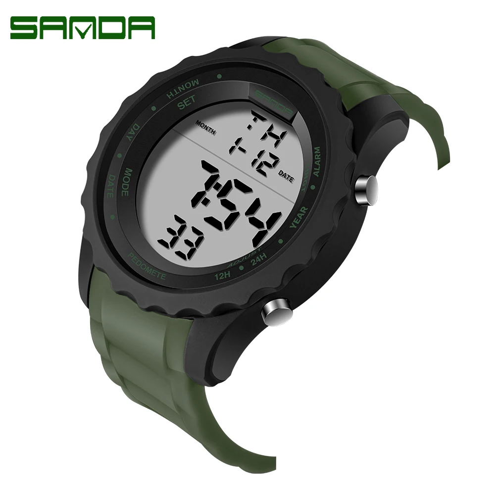 SANDA Digital Watch Men Fashion Sport Watch Popular Waterproof LED Military Electronic XFCS Men Wrist Watch relogio masculino
SANDA Digital Watch Men Fashion Sport Watch Popular Waterproof LED Military Electronic XFCS Men Wrist Watch relogio masculino