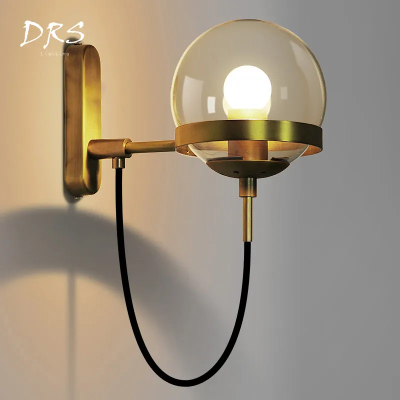 Loft LED Wall lamp Indoor Decoration LED lights Bedroom Wall lamps E27 Modern Home Decor Lighting Bath Corridor glass lampshade
Loft LED Wall lamp Indoor Decoration LED lights Bedroom Wall lamps E27 Modern Home Decor Lighting Bath Corridor glass lampshade