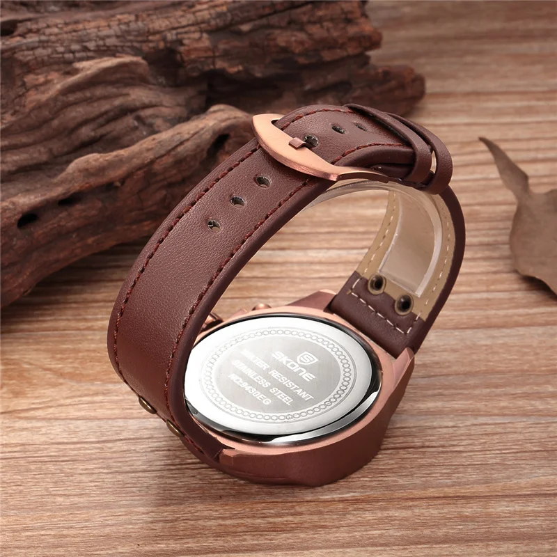 SKONE Brand Sports Men's Watches Military Big Dial Quartz Watch Waterproof PU Leather Auto Date Fashion Casual Men Wristwatches
SKONE Brand Sports Men's Watches Military Big Dial Quartz Watch Waterproof PU Leather Auto Date Fashion Casual Men Wristwatches