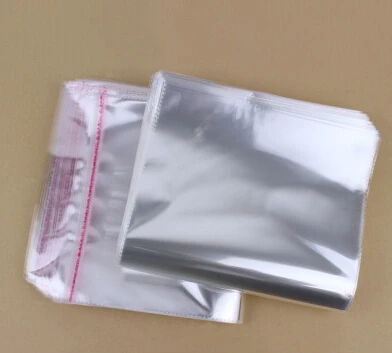 1000 шт./лот сумки для карт 4*15 см самоклеящаяся Печать OPP мешок прозрачная