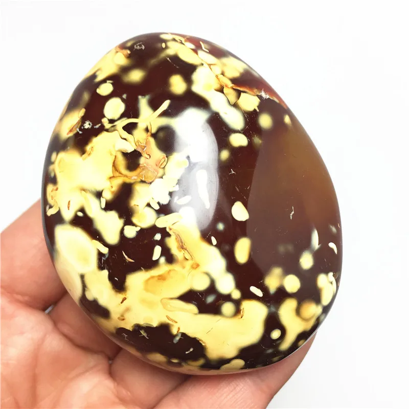 Natural Ocean Agate Palm Stone Crystal Stone Irregular Smooth Polished Pebble Reiki Healing Chakra Stone
Natural Ocean Agate Palm Stone Crystal Stone Irregular Smooth Polished Pebble Reiki Healing Chakra Stone