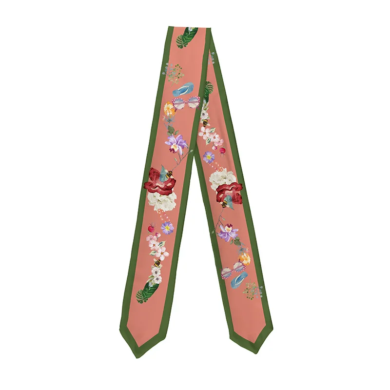 Floral Element Palace Style Narrow Long Scarf Headband Choker Bag Scarves Small Neckerchief Original Accessories CJ105
Floral Element Palace Style Narrow Long Scarf Headband Choker Bag Scarves Small Neckerchief Original Accessories CJ105