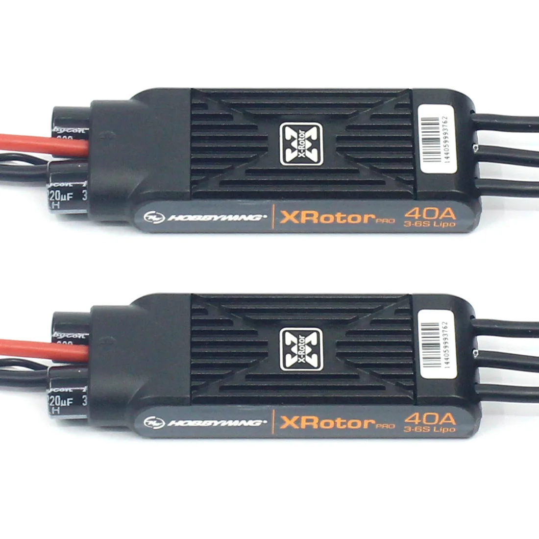 Hobbywing XRotor Pro 40A ESC No BEC 3S-6S Lipo бесщеточный ESC DEO для радиоуправляемого дрона, мультиосный вертолет F19256/7, 2 шт.
Hobbywing XRotor Pro 40A ESC No BEC 3S-6S Lipo бесщеточный ESC DEO для радиоуправляемого дрона, мультиосный вертолет F19256/7, 2 шт.