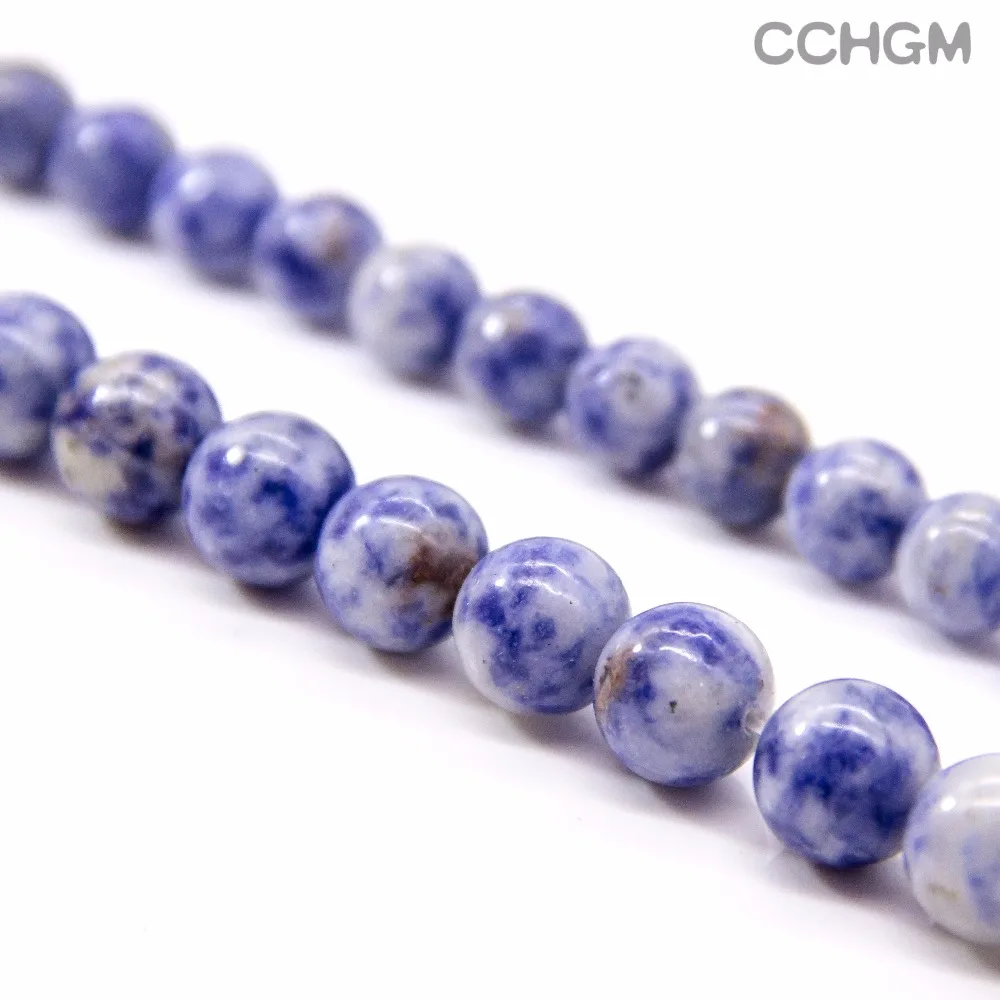 CCHGM Hot Sale Wholesale Natural White Dot Blue-vein Sodalite stone Beads For Jewelry Making DIY Bracelet Necklace 4/6/8/10/12
CCHGM Hot Sale Wholesale Natural White Dot Blue-vein Sodalite stone Beads For Jewelry Making DIY Bracelet Necklace 4/6/8/10/12