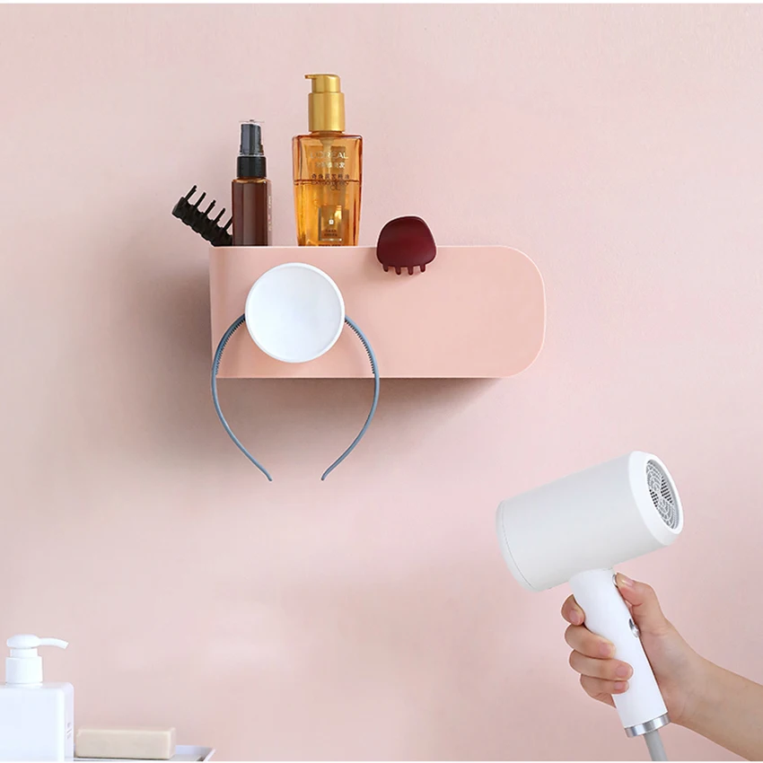 Nordic Punch-free Hair Dryer Rack Wall-mounted Hair Drier Plastic Storage Holder Bathroom Hanger Shelf for Home Hotel Dormitory
Nordic Punch-free Hair Dryer Rack Wall-mounted Hair Drier Plastic Storage Holder Bathroom Hanger Shelf for Home Hotel Dormitory