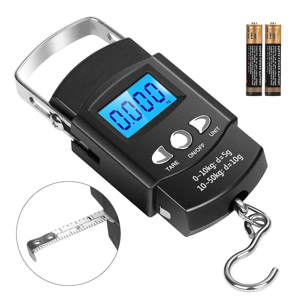 DONQL Mini Pocket Digital Fishing Scales 50kg/10g Luggage Travel Weighting Protable Electronic Hanging Scales Steelyard
DONQL Mini Pocket Digital Fishing Scales 50kg/10g Luggage Travel Weighting Protable Electronic Hanging Scales Steelyard