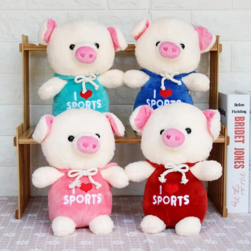 25cm Cute Stuffed Animal pig Brinquedos plush sports pig Pillow Baby Toys for Girls Birthday Christmas Gift Appease Pig Doll
25cm Cute Stuffed Animal pig Brinquedos plush sports pig Pillow Baby Toys for Girls Birthday Christmas Gift Appease Pig Doll