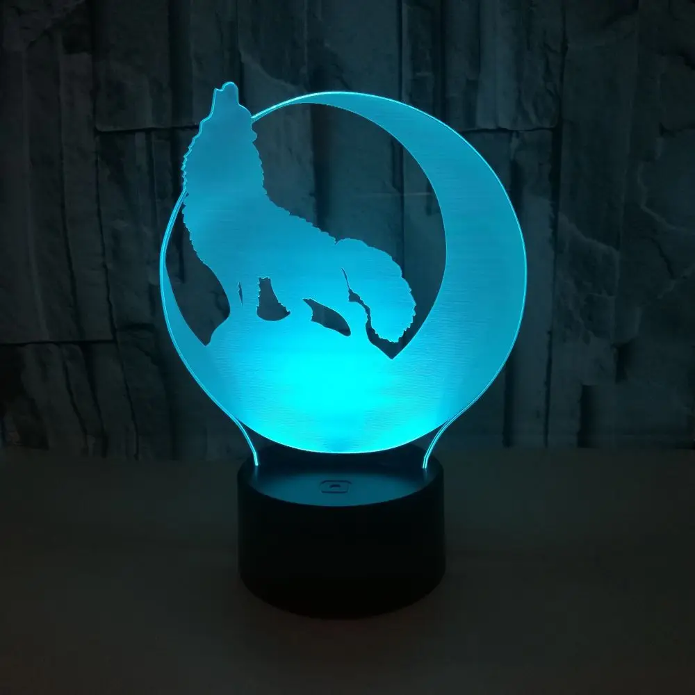 Wolf 3d Night Lamp 7 color Touch Led Visual Table Moderne Desk Lamp Gift Atmosphere Led Stereo Lighting Table Lamp
Wolf 3d Night Lamp 7 color Touch Led Visual Table Moderne Desk Lamp Gift Atmosphere Led Stereo Lighting Table Lamp