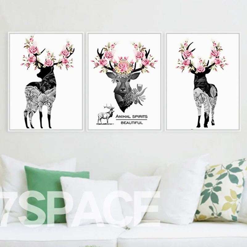 Flower Deer Canvas Painting Wall Art Canvas Posters And Prints Canvas Art Nordic Poster Wall Pictures For Living Room Home Decor
Flower Deer Canvas Painting Wall Art Canvas Posters And Prints Canvas Art Nordic Poster Wall Pictures For Living Room Home Decor
