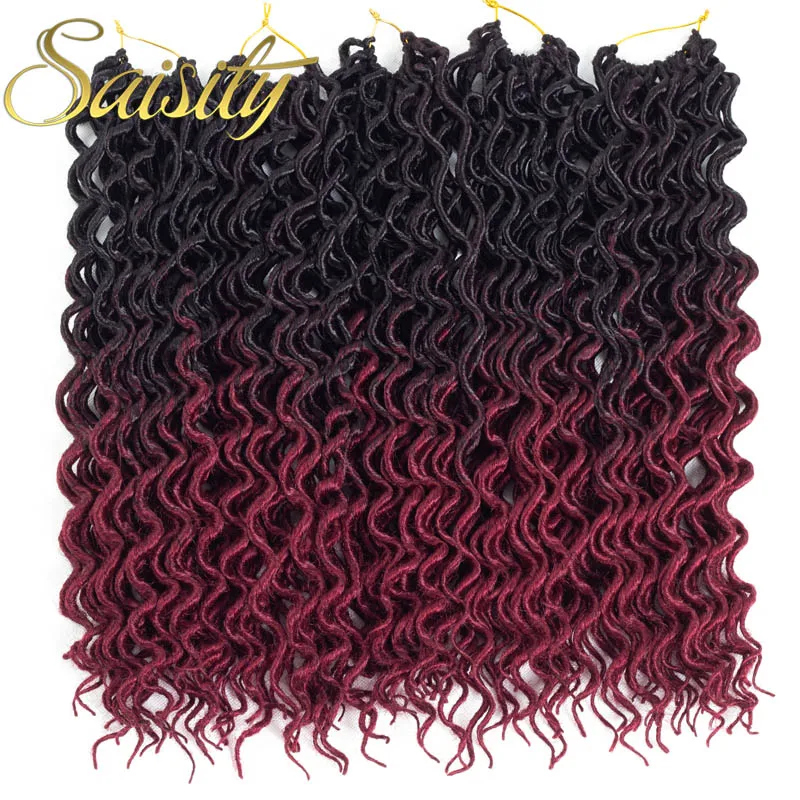 Saisity wavy faux locs crochet hair deep faux locs crochet braids synthetic crochet goddess locs curly jumbo hair extentions 16"
Saisity wavy faux locs crochet hair deep faux locs crochet braids synthetic crochet goddess locs curly jumbo hair extentions 16"