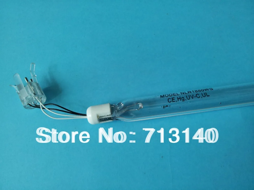 UV Germicidal Replacement Lamp Wedeco CHI-2, CHI-4, GLI-2, GLI-4, I40718, XLR-5 40 watts, 525 mm in length
UV Germicidal Replacement Lamp Wedeco CHI-2, CHI-4, GLI-2, GLI-4, I40718, XLR-5 40 watts, 525 mm in length
