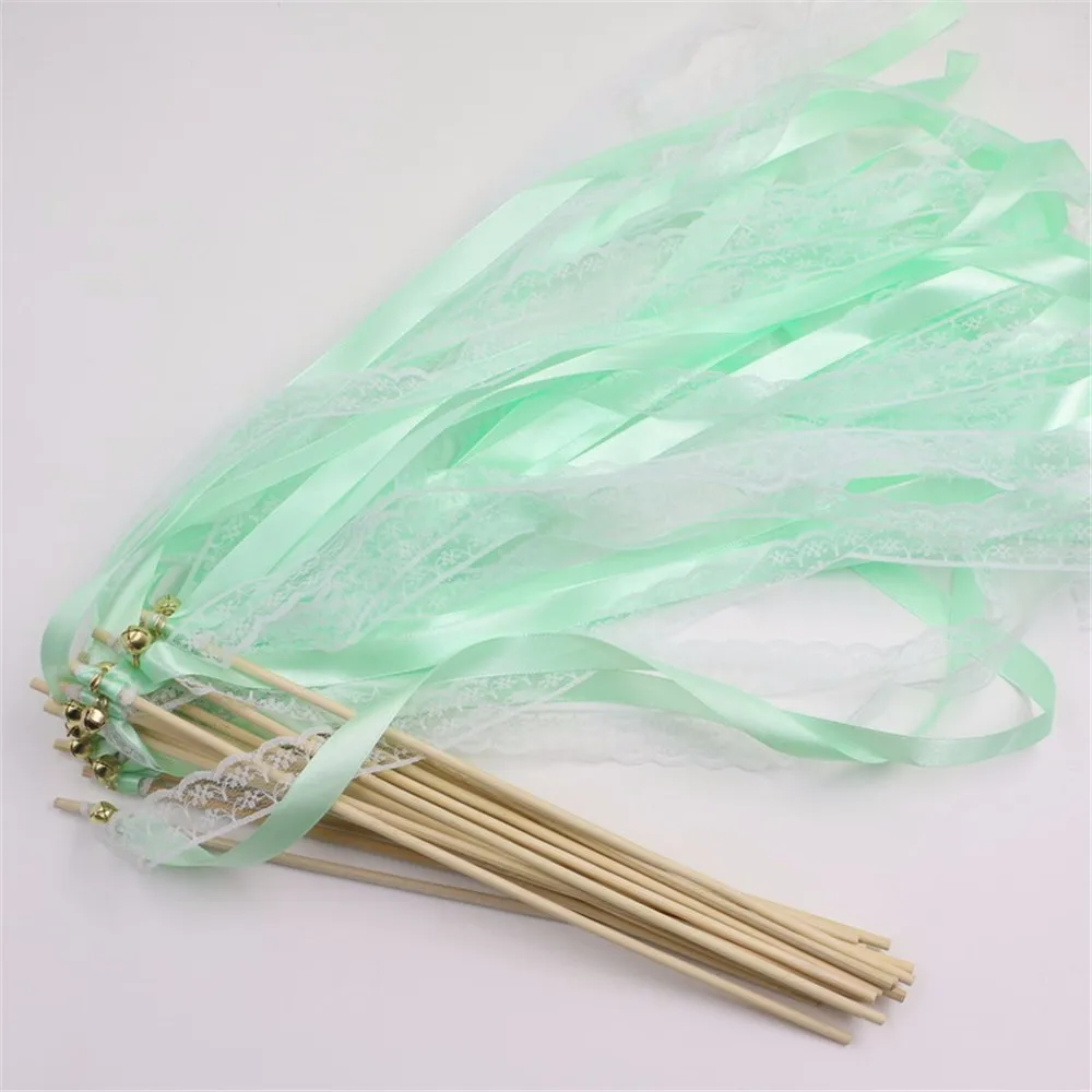 20pcs/lot tiffany blue wedding fairy stick with jewelry headband green lace ribbon stick for wedding party decoration supplies
20pcs/lot tiffany blue wedding fairy stick with jewelry headband green lace ribbon stick for wedding party decoration supplies