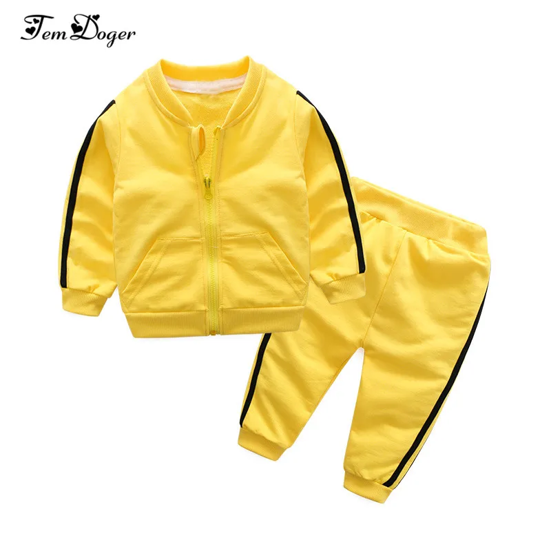 Tem Doger Baby Boys Girls Clothing Sets Autumn Infant Cotton Sports Suits Zipper Jackets+Pants 2PCS Newborn Boy Bebes Tracksuit
Tem Doger Baby Boys Girls Clothing Sets Autumn Infant Cotton Sports Suits Zipper Jackets+Pants 2PCS Newborn Boy Bebes Tracksuit