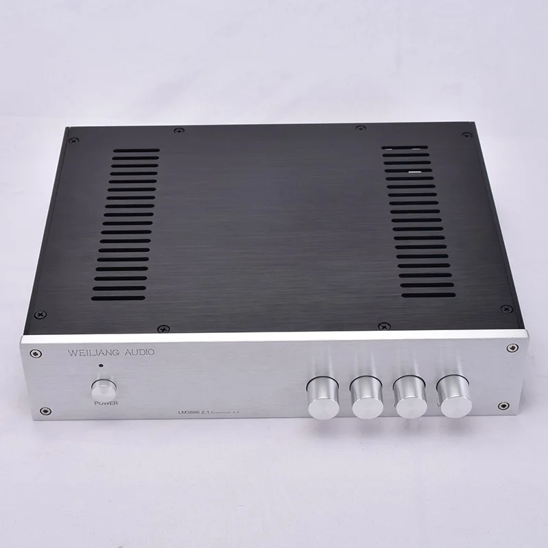 KYYSLB Amp Case Shell DIY Box 320*70*248MM All Aluminum Amplifier Chassis Housing 3207-A with Rubber Feet Power Socket
KYYSLB Amp Case Shell DIY Box 320*70*248MM All Aluminum Amplifier Chassis Housing 3207-A with Rubber Feet Power Socket