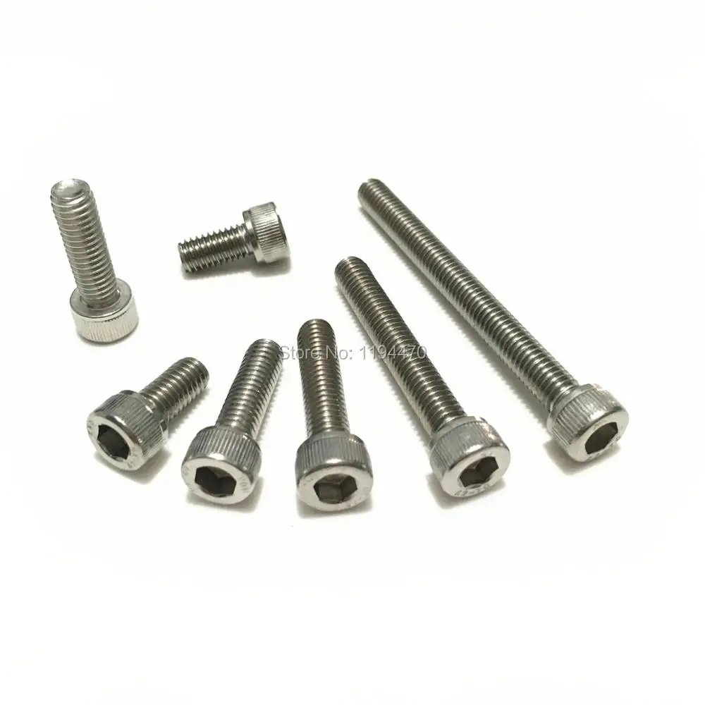 200pcs M2.5x10mm M2.5*10 DIN912 Metric Thread 304 Stainless Steel Hex Socket Head Cap Screw Hexagon Socket Bolt
200pcs M2.5x10mm M2.5*10 DIN912 Metric Thread 304 Stainless Steel Hex Socket Head Cap Screw Hexagon Socket Bolt