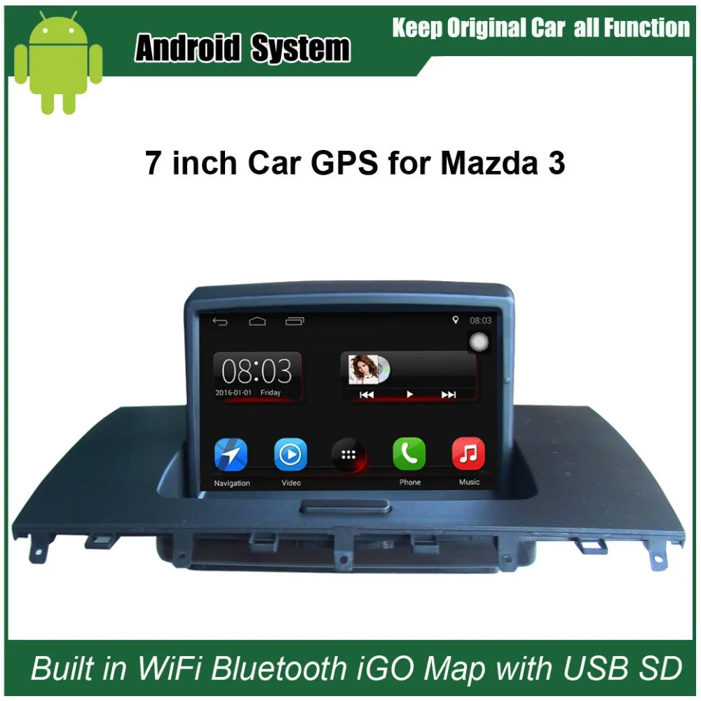 Upgraded Original Android 7.1 Car Radio Player Suit to Mazda 3 Car Video Player Built in WiFi GPS Navigation Bluetooth
Upgraded Original Android 7.1 Car Radio Player Suit to Mazda 3 Car Video Player Built in WiFi GPS Navigation Bluetooth