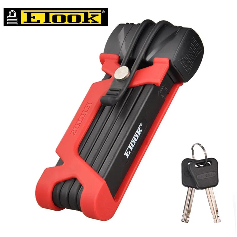 ETOOK Level 3-4-5 Aluminum Alloy Folding Bike Lock Anti-theft Steel Bicycle Lock 750/850mm Cycling Accessories 3 Colors 3 Models
ETOOK Level 3-4-5 Aluminum Alloy Folding Bike Lock Anti-theft Steel Bicycle Lock 750/850mm Cycling Accessories 3 Colors 3 Models