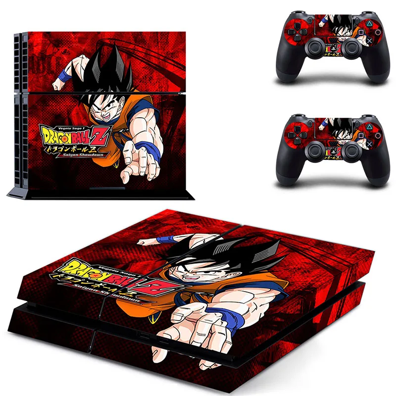 Dragon Ball Z наклейка кожи консоли Обложка для Playstaion 4 PS4 наклейки + 2 шт. контроллер