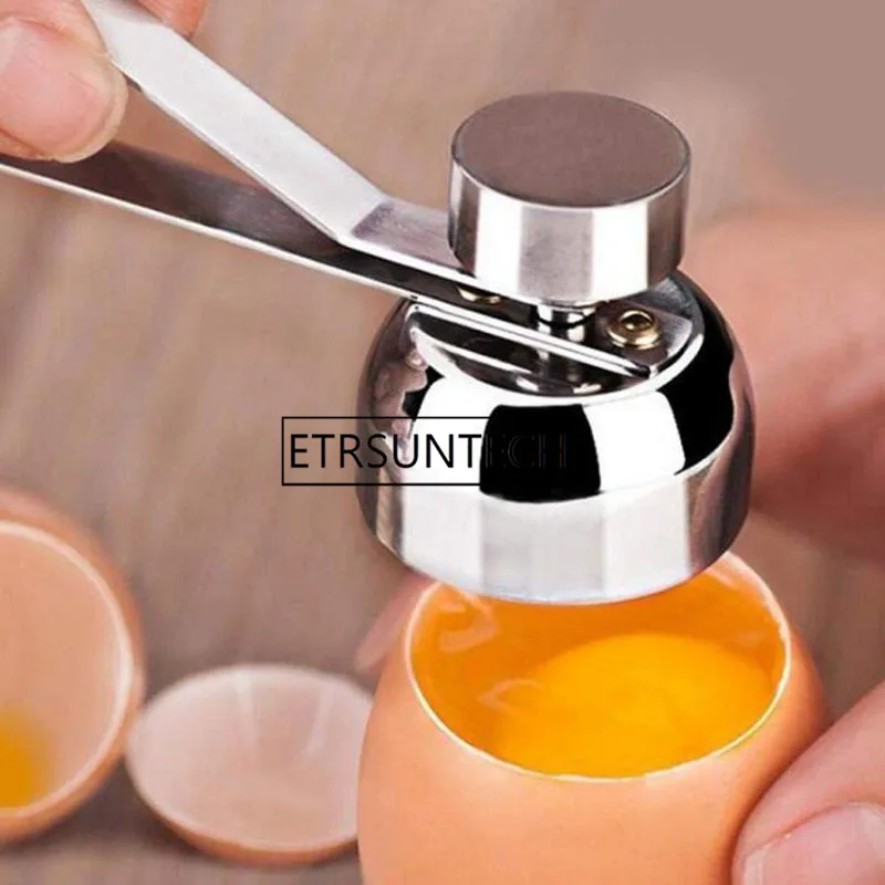 Stainless Steel Boiled Egg Topper Shell Cutter Knocker Raw Egg Cracker Separator Egg Opener Kitchen Gadgets 100pcs
Stainless Steel Boiled Egg Topper Shell Cutter Knocker Raw Egg Cracker Separator Egg Opener Kitchen Gadgets 100pcs